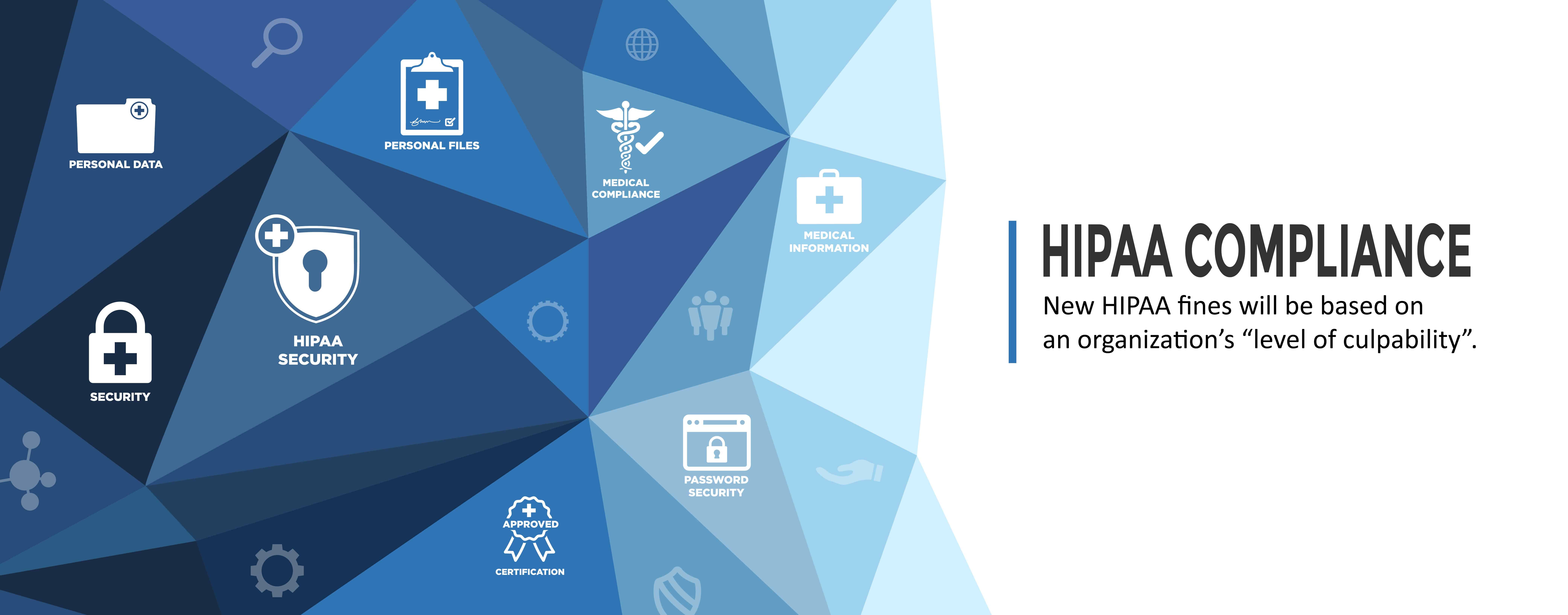 New HIPAA fines will be based on an organization’s “level of culpability”.